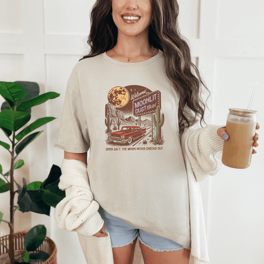 Moonlit Dust Motel Graphic Tee