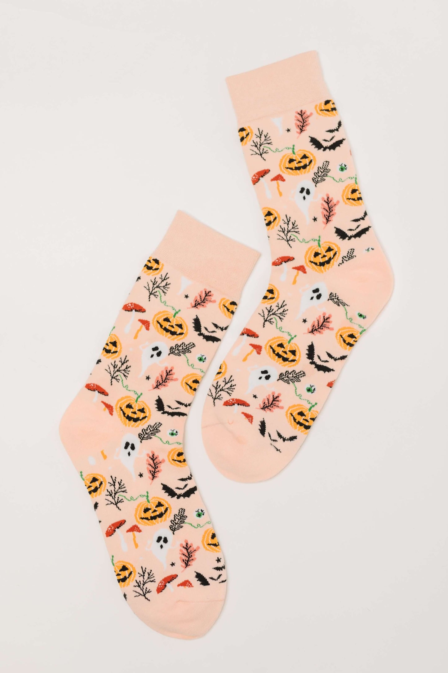 Ghouls Night In Quarter Socks