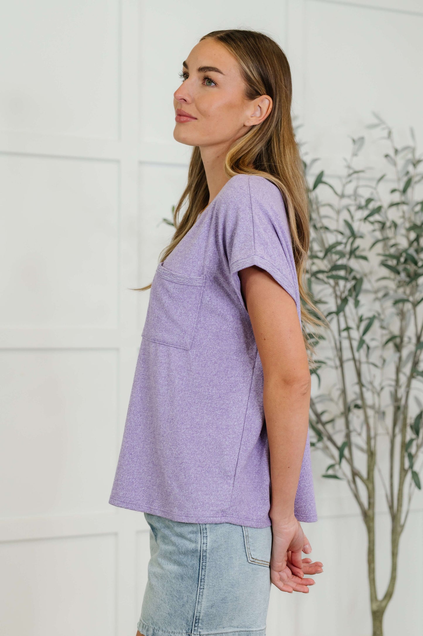 Heathered Harmony Basic Tee