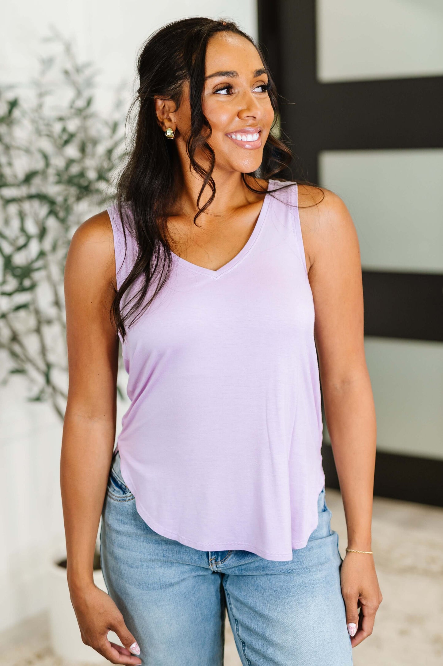 Simpler Times Basic V-Neck Tank