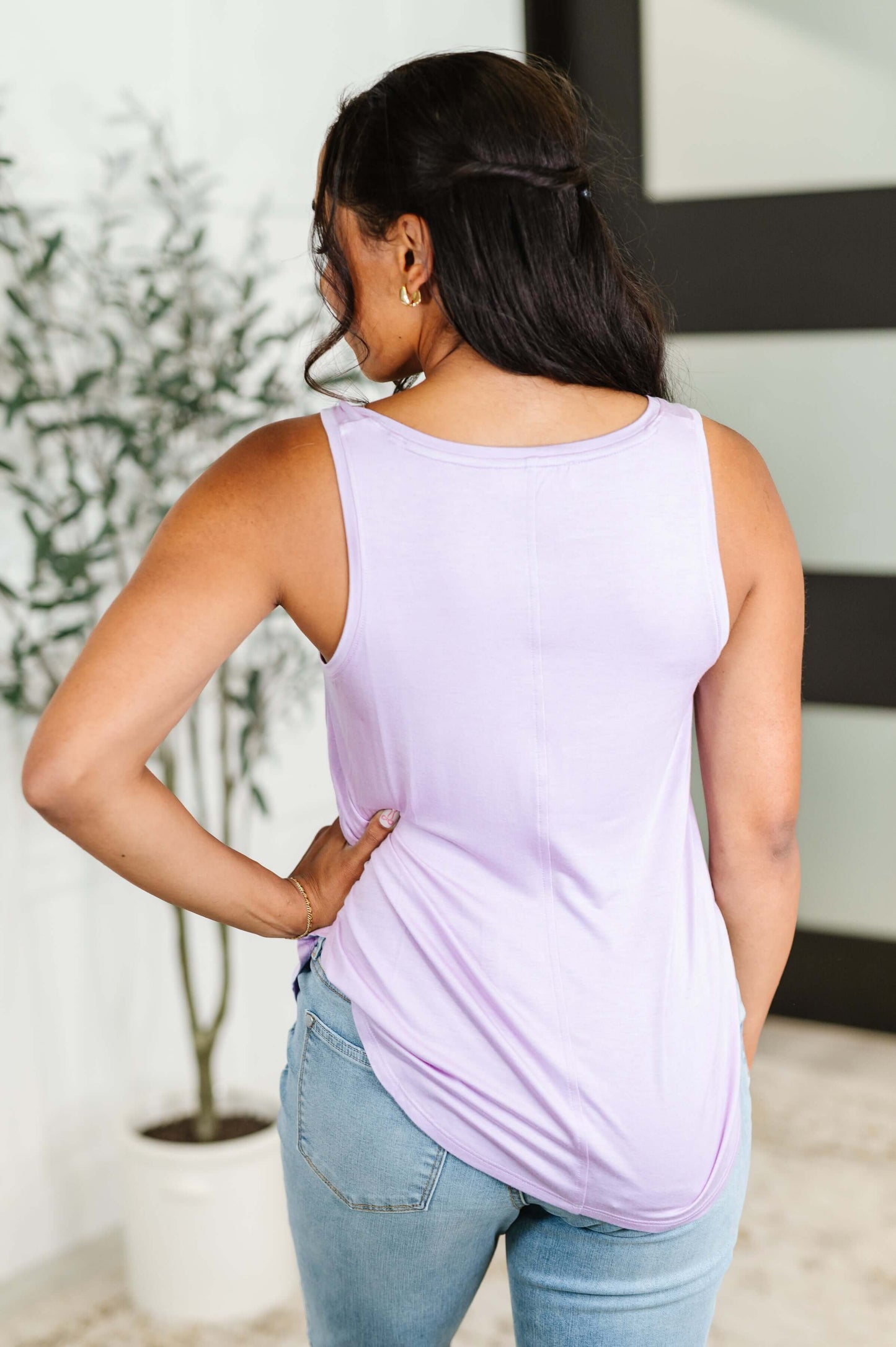 Simpler Times Basic V-Neck Tank