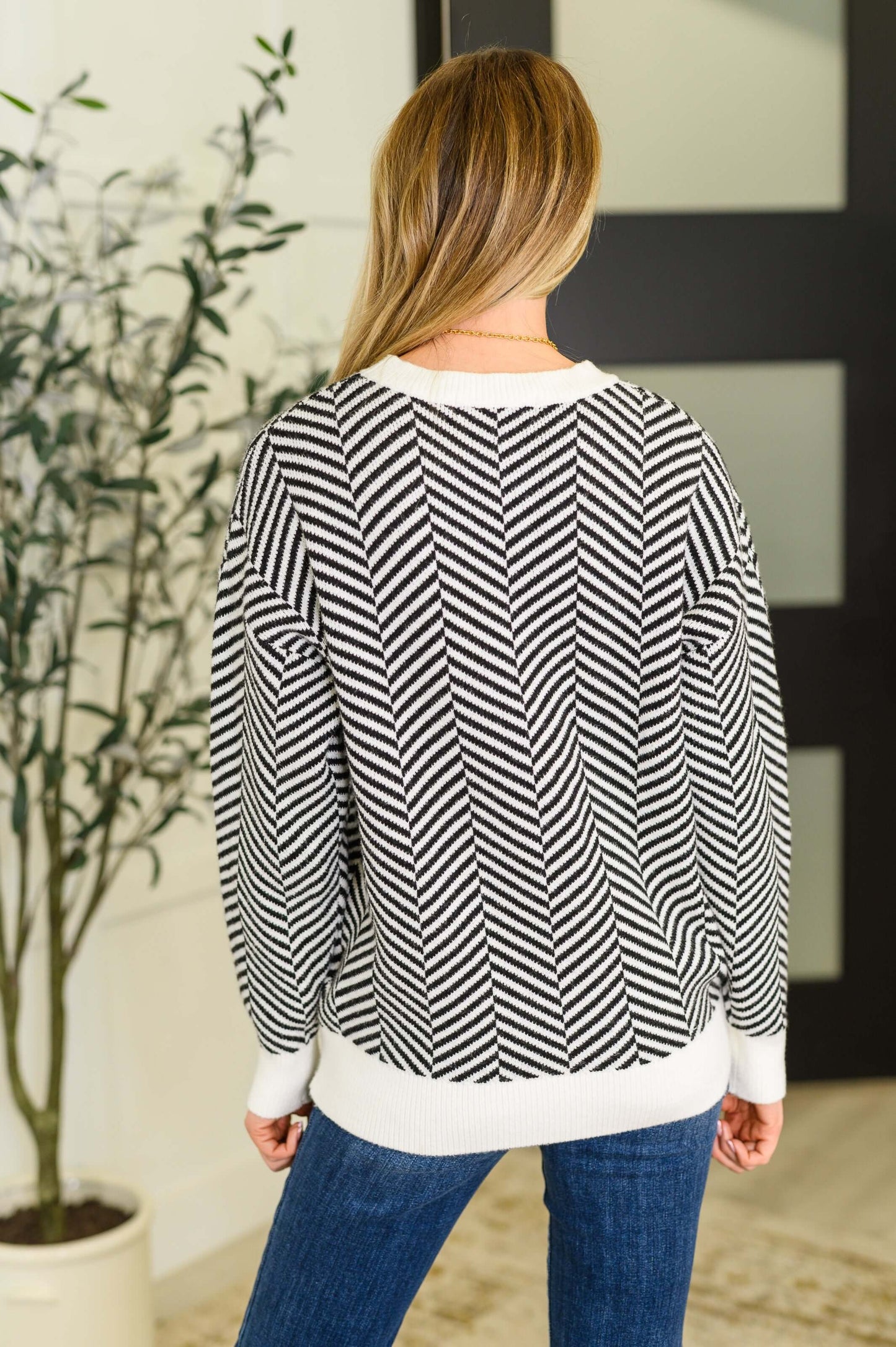 Super Secret Chevron Sweater