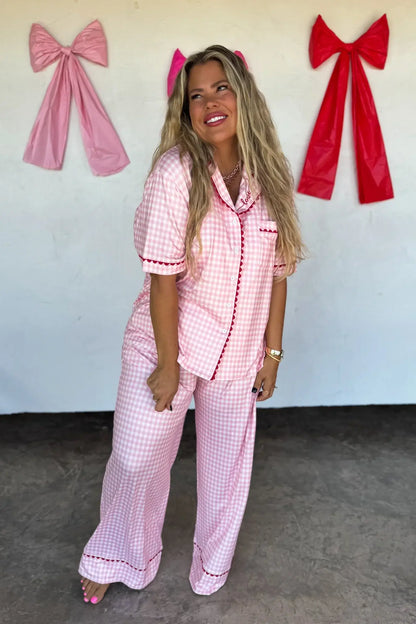 PREORDER: Gingham Love Luxe PJ Set