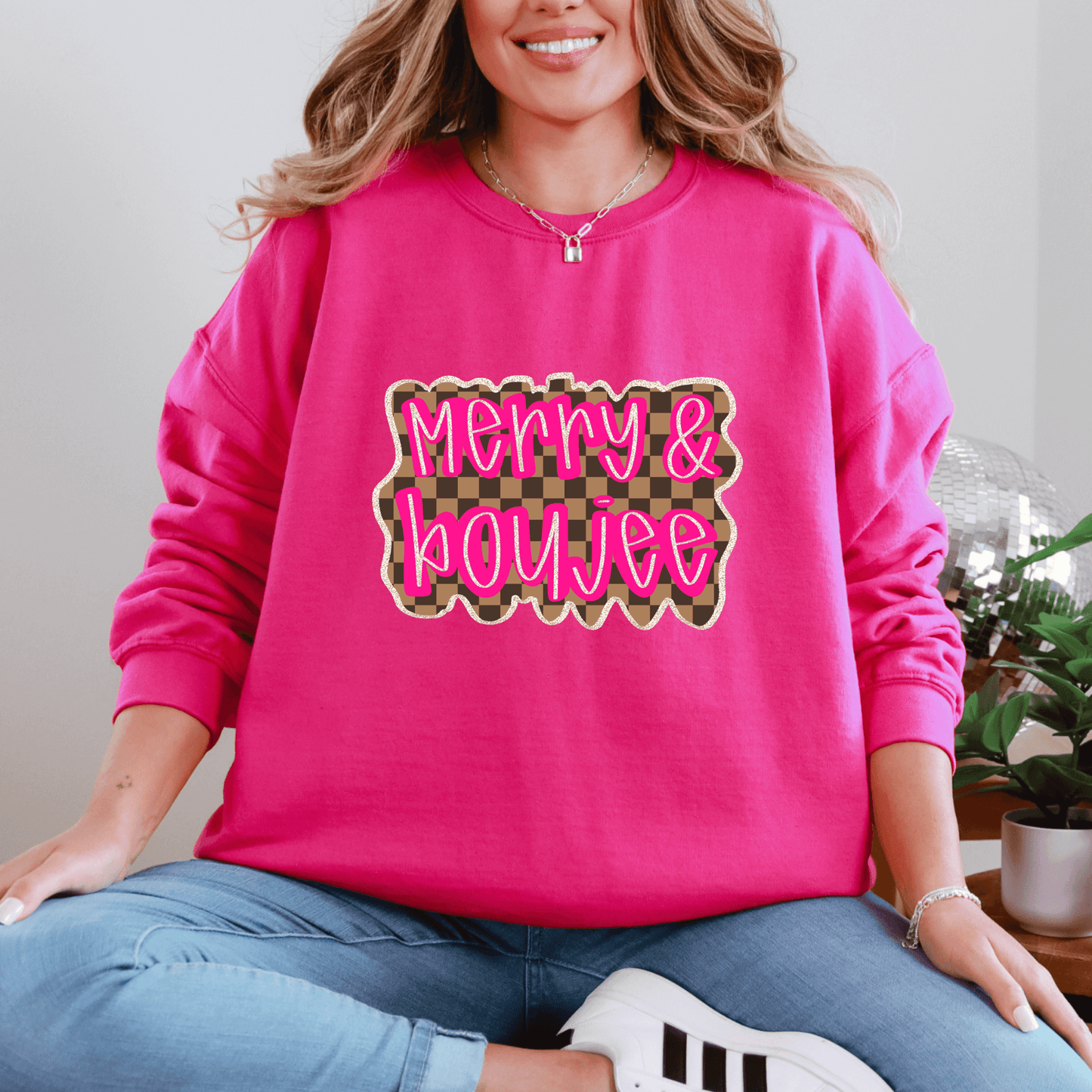 Merry & Boujee Graphic Tee and Sweatshirt