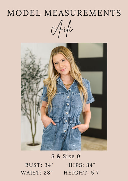 Barely Trying V-Neck Relaxed Dress in Gray Green