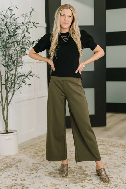 Casually Classy Puff Sleeve Blouse in Black