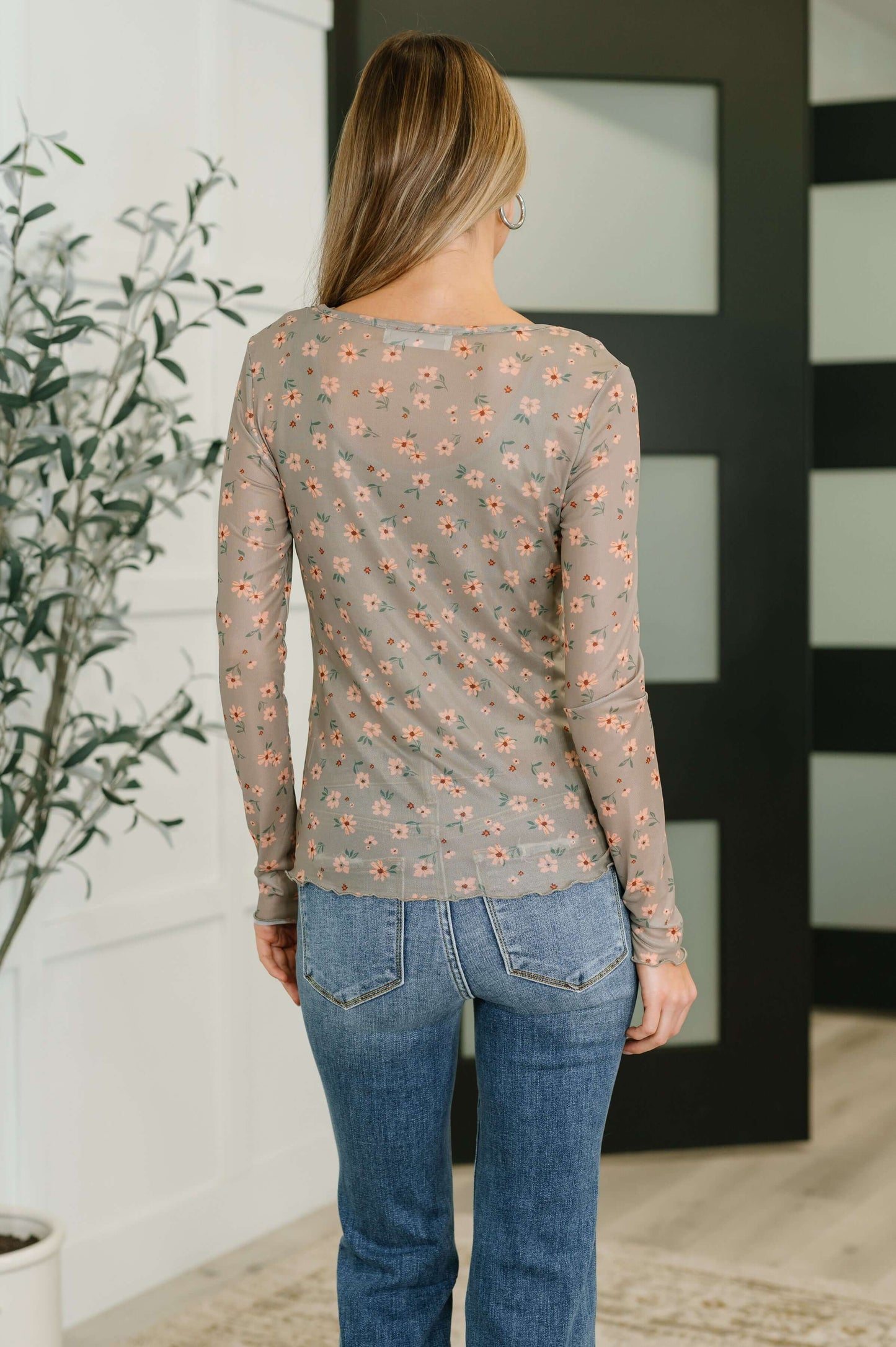 Easy Lovin' Mesh Layering Top