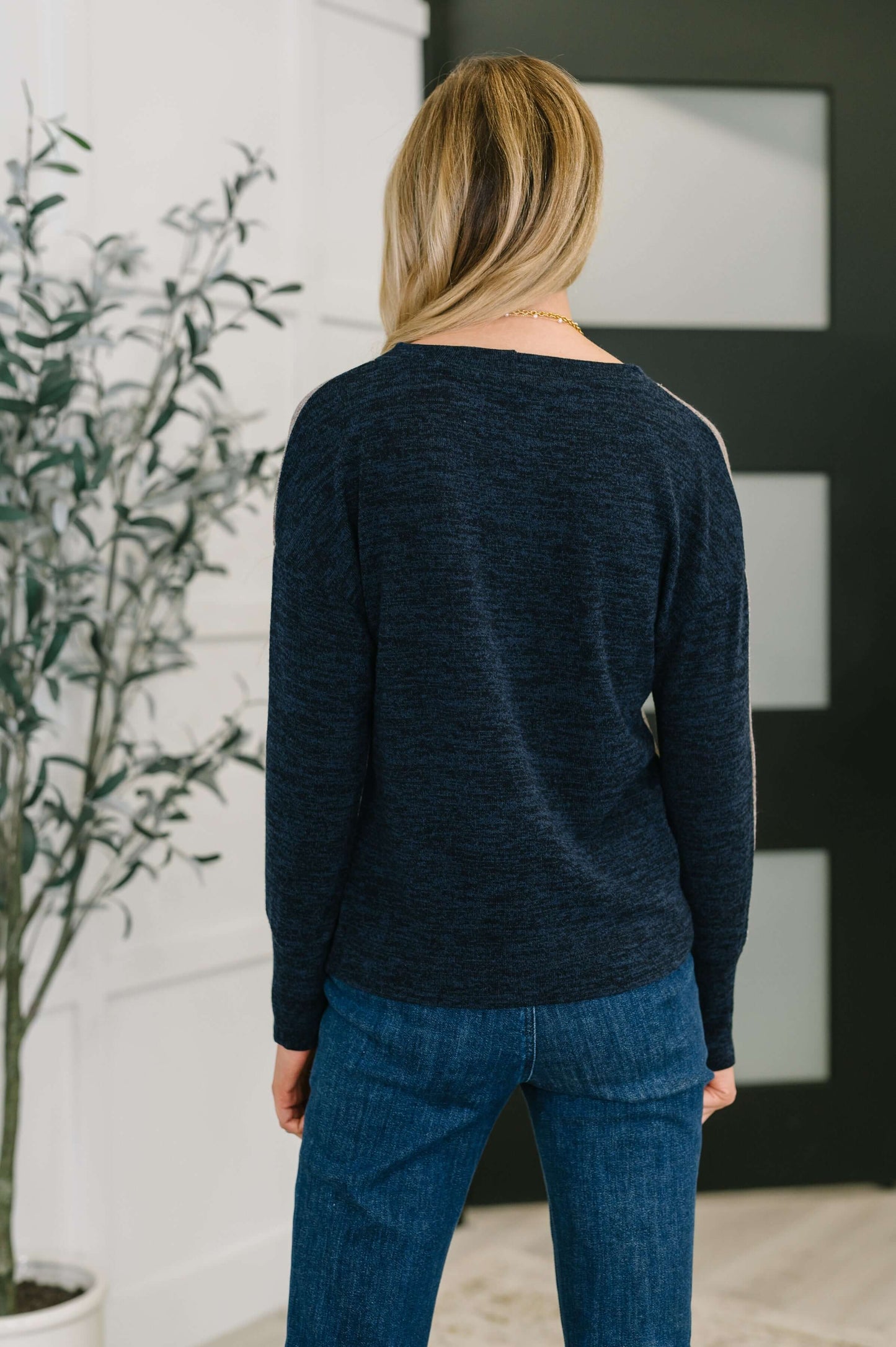 Give Me a Call Color Block Pullover