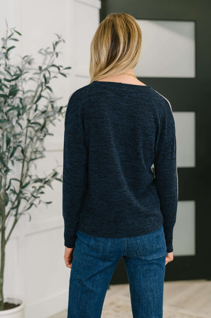 Give Me a Call Color Block Pullover