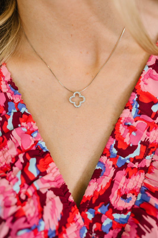 Lucky Girl Syndrome Sterling Silver Pendant Necklace