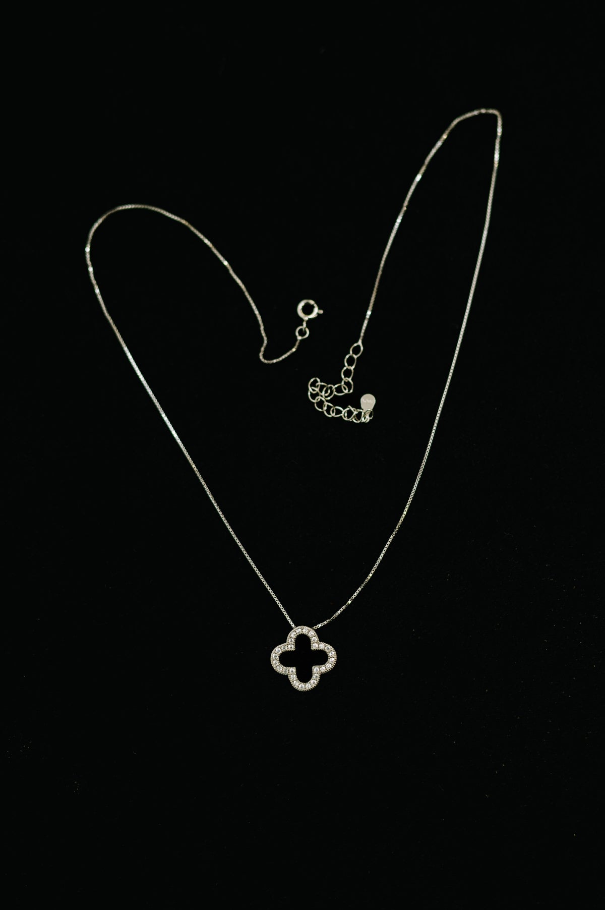 Lucky Girl Syndrome Sterling Silver Pendant Necklace