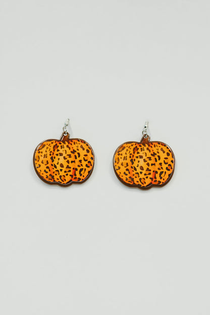 Pumpkin Prowl Earrings in Orange