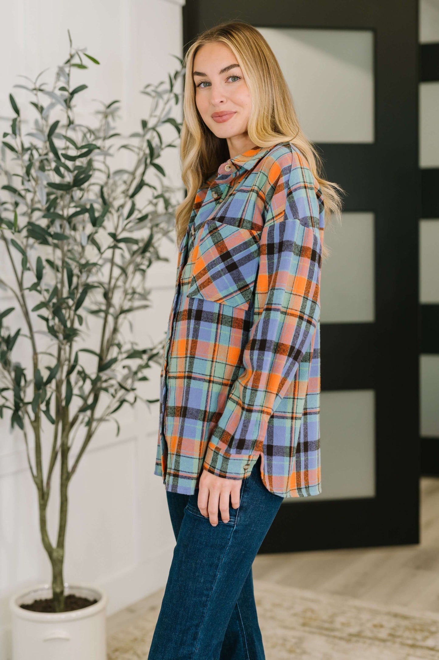 Rustic Rhythm Plaid Button Down