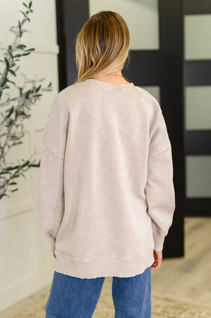 Safe and Secure Mineral Wash Pullover
