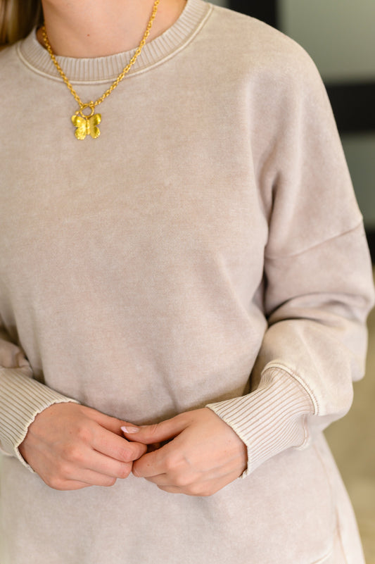 Safe and Secure Mineral Wash Pullover