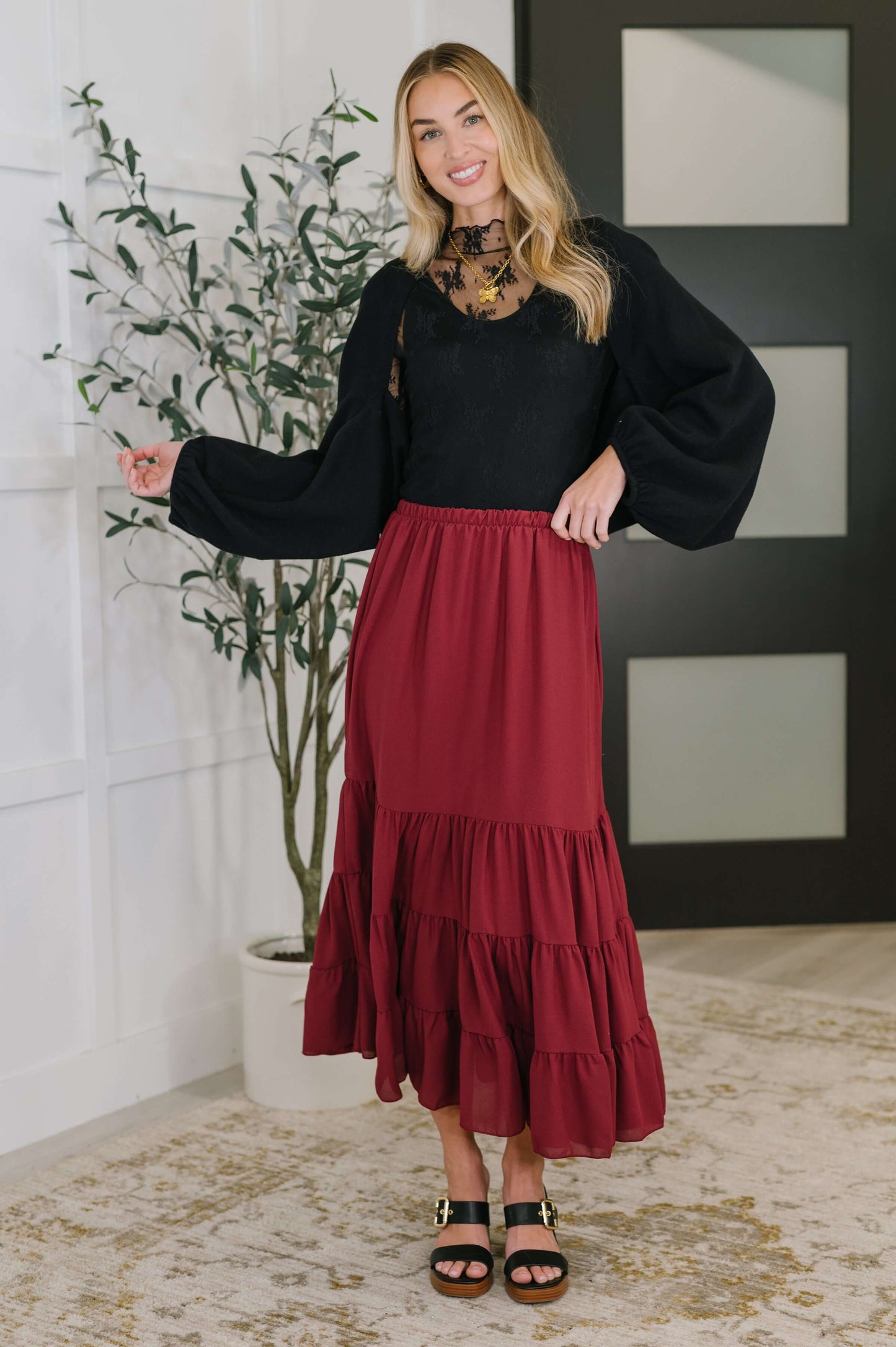 Short But Sweet Shrug in Black