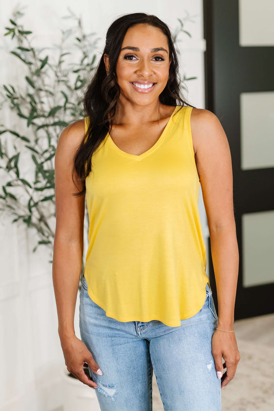 Simpler Times Basic V-Neck Tank