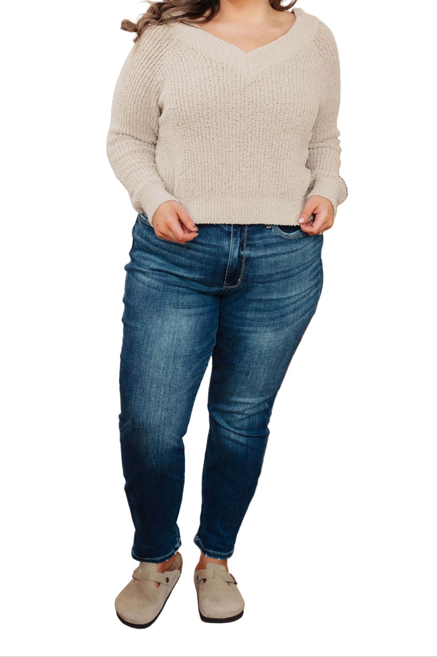 Stuck In The Moment V-Neck Sweater