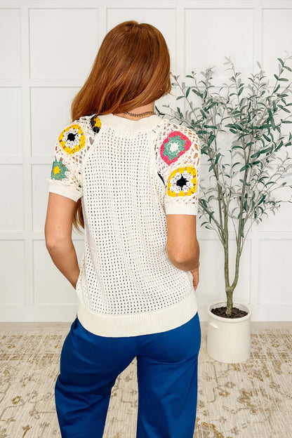 To Grandma's House Crochet Accent Top